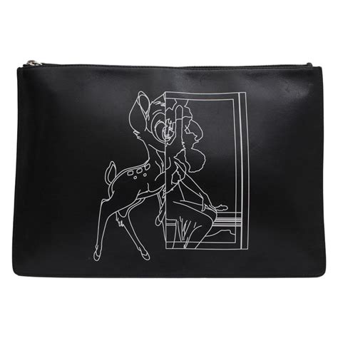 givenchy bambi clutch bag|Givenchy Leather Bambi Disney Clutch .